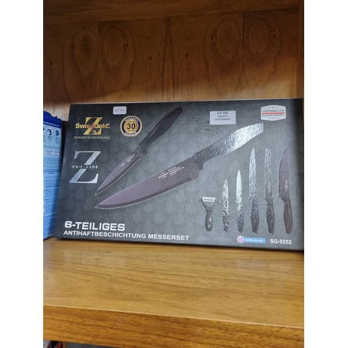 1 x new in packaging Swiss gold z proline knife set rrp £199