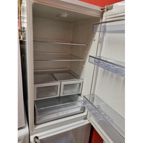 1 - 1 x beko large fridge and freezer in white