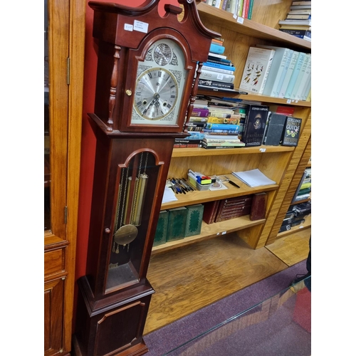 177 - 1x Grandmother clock mahogany