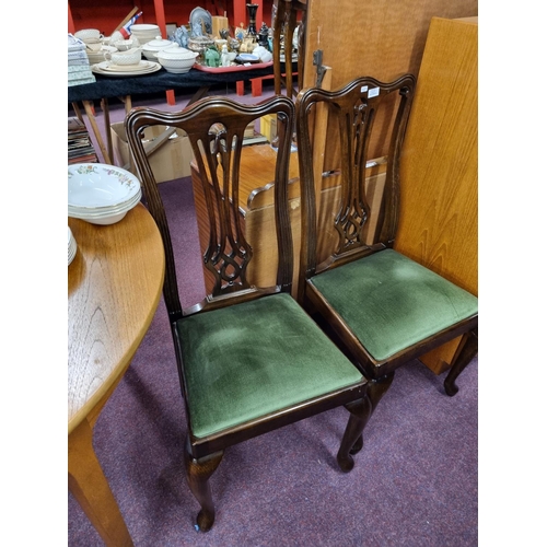 211 - pair of mahogany dining tbales