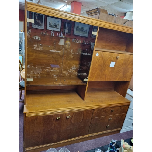 220 - 1x esthorne display cabinet w/ three drawers & 2 doors