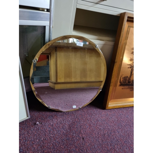 251 - 1x 1960s hall mirror