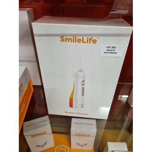 351 - 1x smilelife electric water flosser (sealed in box)