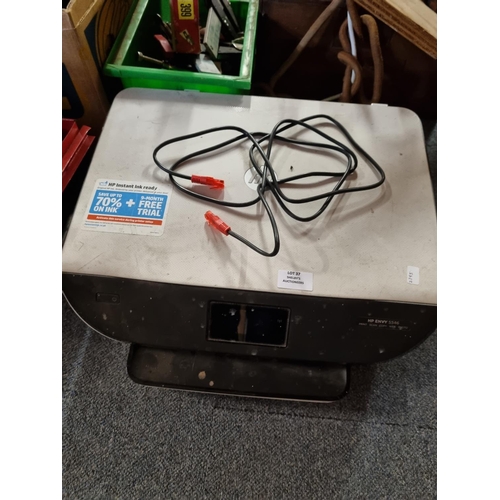 37 - 1 x hp envy 5546 printer no power lead...