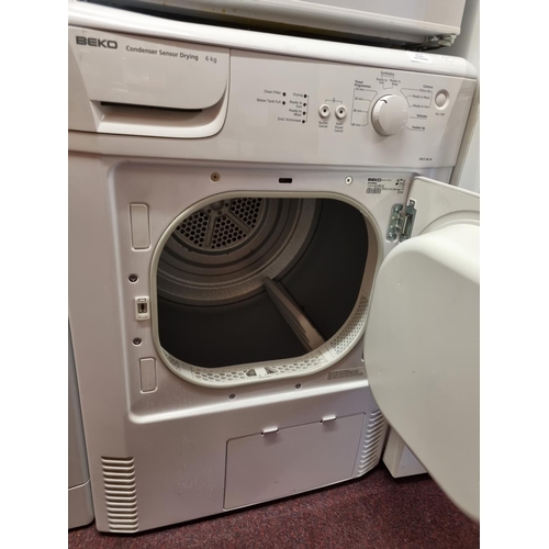 4 - Beko 6KG Condensor Sensor Drying Tumble Dryer