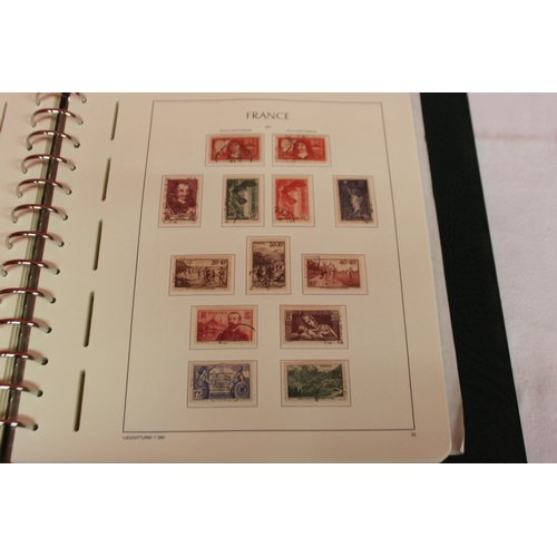 227 - 1 x leuchtturn lighthouse faro phare album containing  French stamps from 1849 to 1960 ref book 15