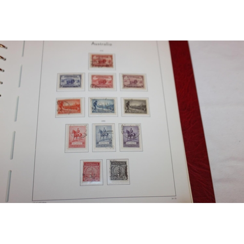 229A - 1x stamp album containing Australian stamps dating from 1913 0nwards