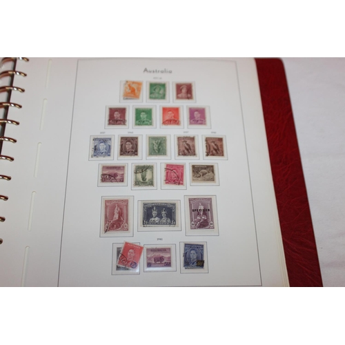 229A - 1x stamp album containing Australian stamps dating from 1913 0nwards