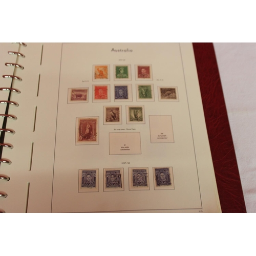 229A - 1x stamp album containing Australian stamps dating from 1913 0nwards