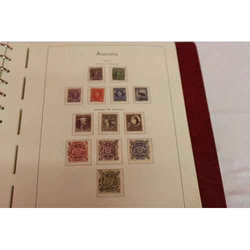 229A - 1x stamp album containing Australian stamps dating from 1913 0nwards