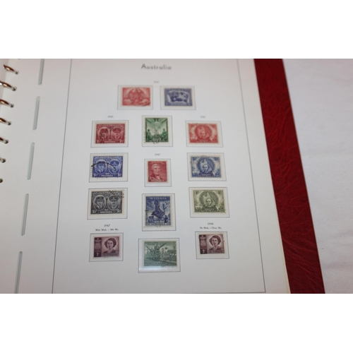 229A - 1x stamp album containing Australian stamps dating from 1913 0nwards