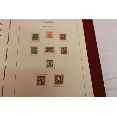 229A - 1x stamp album containing Australian stamps dating from 1913 0nwards