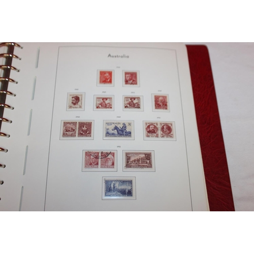 229A - 1x stamp album containing Australian stamps dating from 1913 0nwards