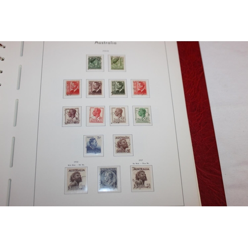 229A - 1x stamp album containing Australian stamps dating from 1913 0nwards