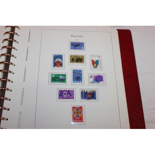 229A - 1x stamp album containing Australian stamps dating from 1913 0nwards