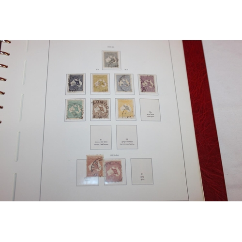 229A - 1x stamp album containing Australian stamps dating from 1913 0nwards