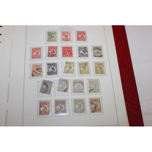 229A - 1x stamp album containing Australian stamps dating from 1913 0nwards