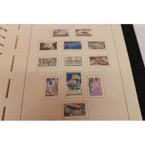 231 - 1 x leuchtturm lighthouse faro phare stamp album containing french stamps from 1971-1987 reference 1... 