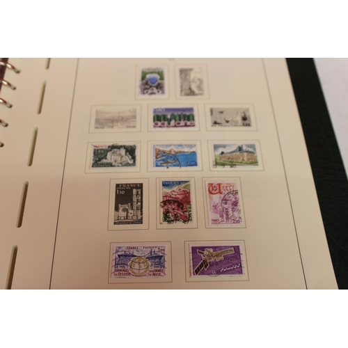 231 - 1 x leuchtturm lighthouse faro phare stamp album containing french stamps from 1971-1987 reference 1... 