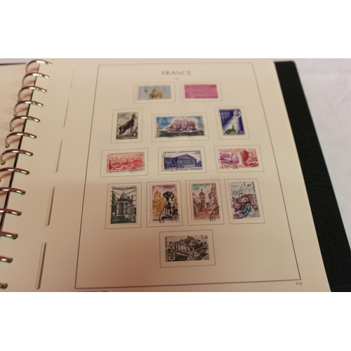 231 - 1 x leuchtturm lighthouse faro phare stamp album containing french stamps from 1971-1987 reference 1... 