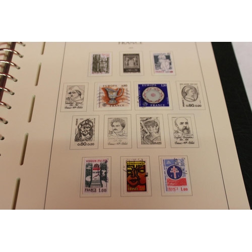 231 - 1 x leuchtturm lighthouse faro phare stamp album containing french stamps from 1971-1987 reference 1... 