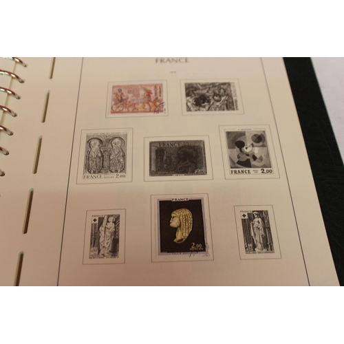 231 - 1 x leuchtturm lighthouse faro phare stamp album containing french stamps from 1971-1987 reference 1... 