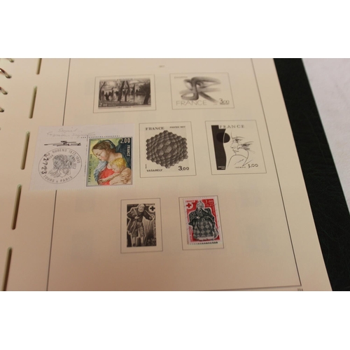 231 - 1 x leuchtturm lighthouse faro phare stamp album containing french stamps from 1971-1987 reference 1... 