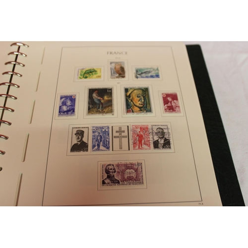 231 - 1 x leuchtturm lighthouse faro phare stamp album containing french stamps from 1971-1987 reference 1... 