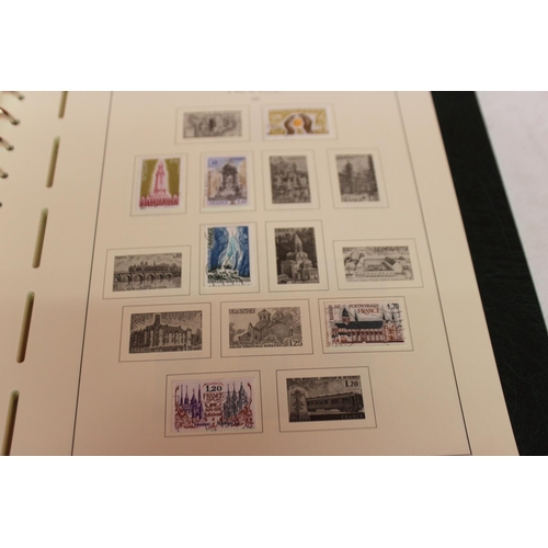 231 - 1 x leuchtturm lighthouse faro phare stamp album containing french stamps from 1971-1987 reference 1... 