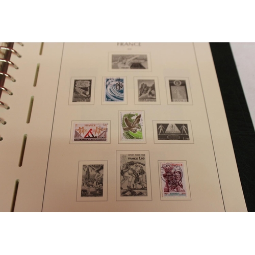 231 - 1 x leuchtturm lighthouse faro phare stamp album containing french stamps from 1971-1987 reference 1... 