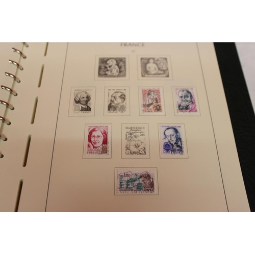 231 - 1 x leuchtturm lighthouse faro phare stamp album containing french stamps from 1971-1987 reference 1... 