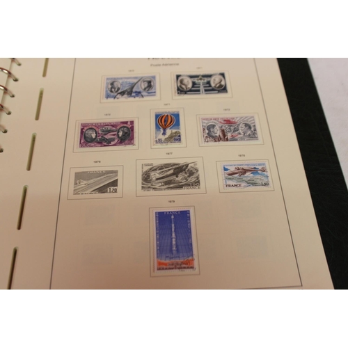 231 - 1 x leuchtturm lighthouse faro phare stamp album containing french stamps from 1971-1987 reference 1... 