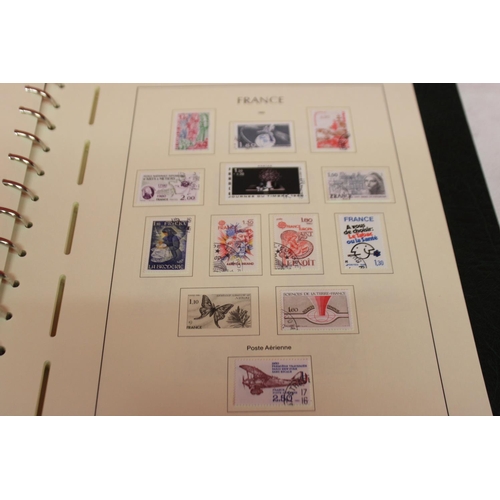 231 - 1 x leuchtturm lighthouse faro phare stamp album containing french stamps from 1971-1987 reference 1... 