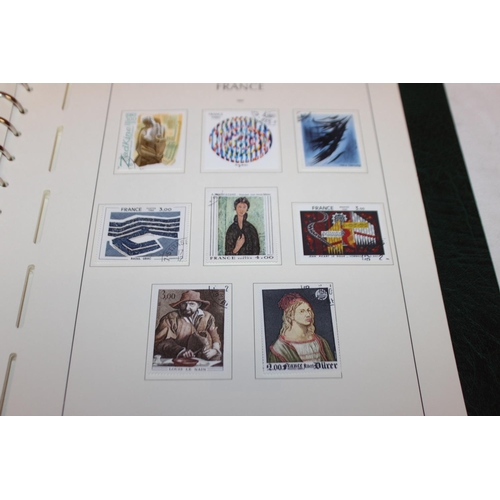 231 - 1 x leuchtturm lighthouse faro phare stamp album containing french stamps from 1971-1987 reference 1... 