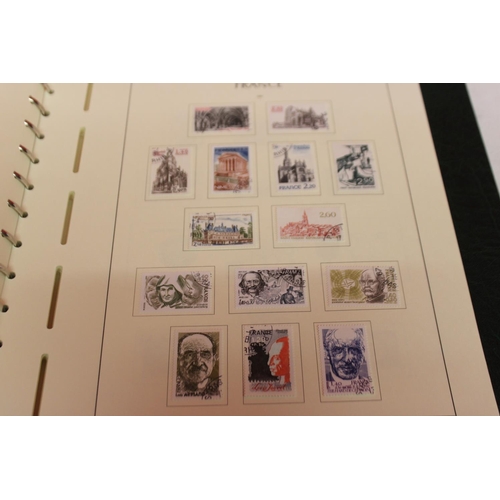 231 - 1 x leuchtturm lighthouse faro phare stamp album containing french stamps from 1971-1987 reference 1... 