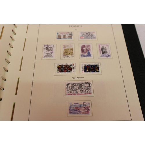 231 - 1 x leuchtturm lighthouse faro phare stamp album containing french stamps from 1971-1987 reference 1... 