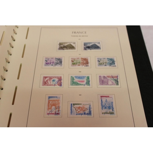 231 - 1 x leuchtturm lighthouse faro phare stamp album containing french stamps from 1971-1987 reference 1... 