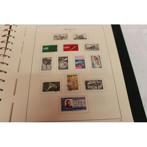 231 - 1 x leuchtturm lighthouse faro phare stamp album containing french stamps from 1971-1987 reference 1... 