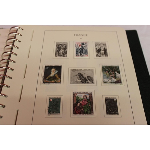 231 - 1 x leuchtturm lighthouse faro phare stamp album containing french stamps from 1971-1987 reference 1... 