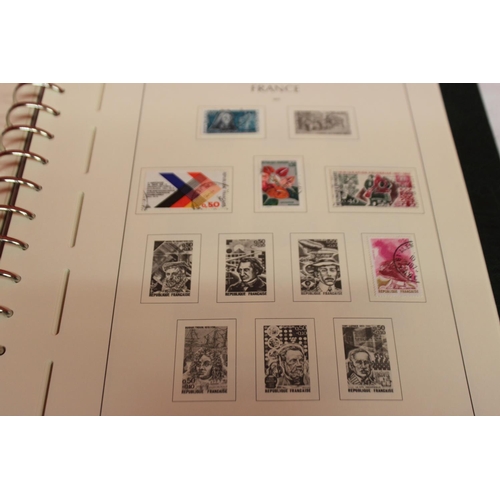 231 - 1 x leuchtturm lighthouse faro phare stamp album containing french stamps from 1971-1987 reference 1... 