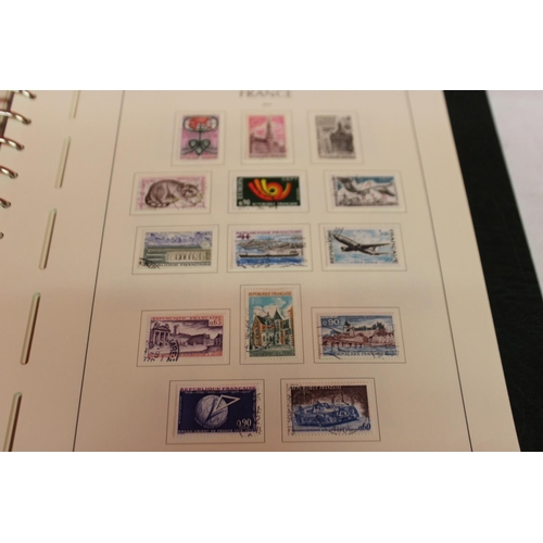 231 - 1 x leuchtturm lighthouse faro phare stamp album containing french stamps from 1971-1987 reference 1... 