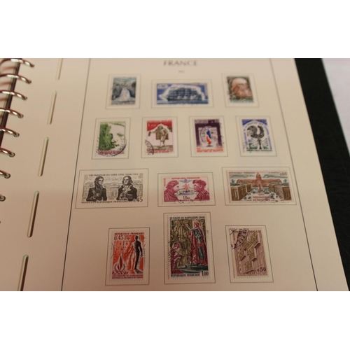 231 - 1 x leuchtturm lighthouse faro phare stamp album containing french stamps from 1971-1987 reference 1... 