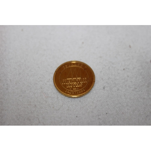 311 - 1 x 25th aniversary coin martim hotels em 999.9  martim seehotel timmendorfer strand weight 5.98 gra... 