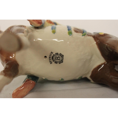 368 - 1x beswick chief on horse figure (8inches high)