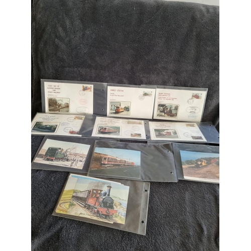 118 - ISLE OF MAN RAILWAY COVERS AND POSTCARDS