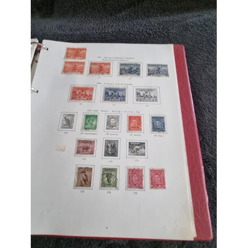 146 - 1 X ALBULM CONTAINING AUSTRALIAN STAMPS 1913 ONWARDS TO 1975