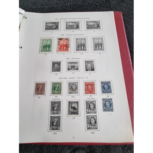 146 - 1 X ALBULM CONTAINING AUSTRALIAN STAMPS 1913 ONWARDS TO 1975