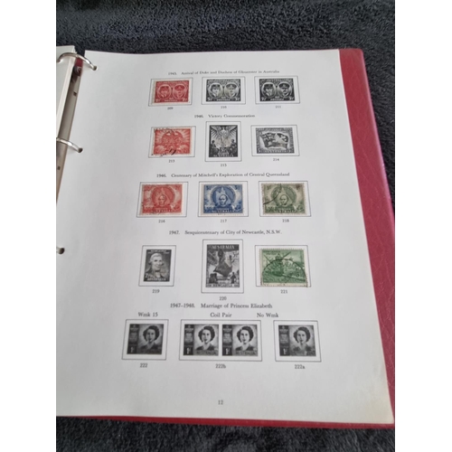 146 - 1 X ALBULM CONTAINING AUSTRALIAN STAMPS 1913 ONWARDS TO 1975