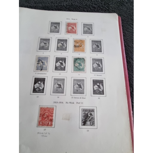 146 - 1 X ALBULM CONTAINING AUSTRALIAN STAMPS 1913 ONWARDS TO 1975