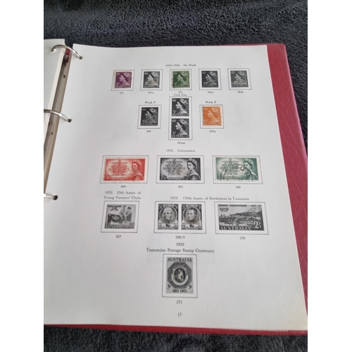 146 - 1 X ALBULM CONTAINING AUSTRALIAN STAMPS 1913 ONWARDS TO 1975